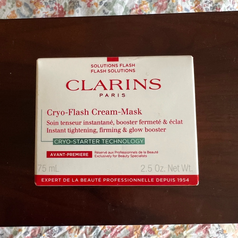 Clarins Cryo Flash Cream Mask 2.5oz